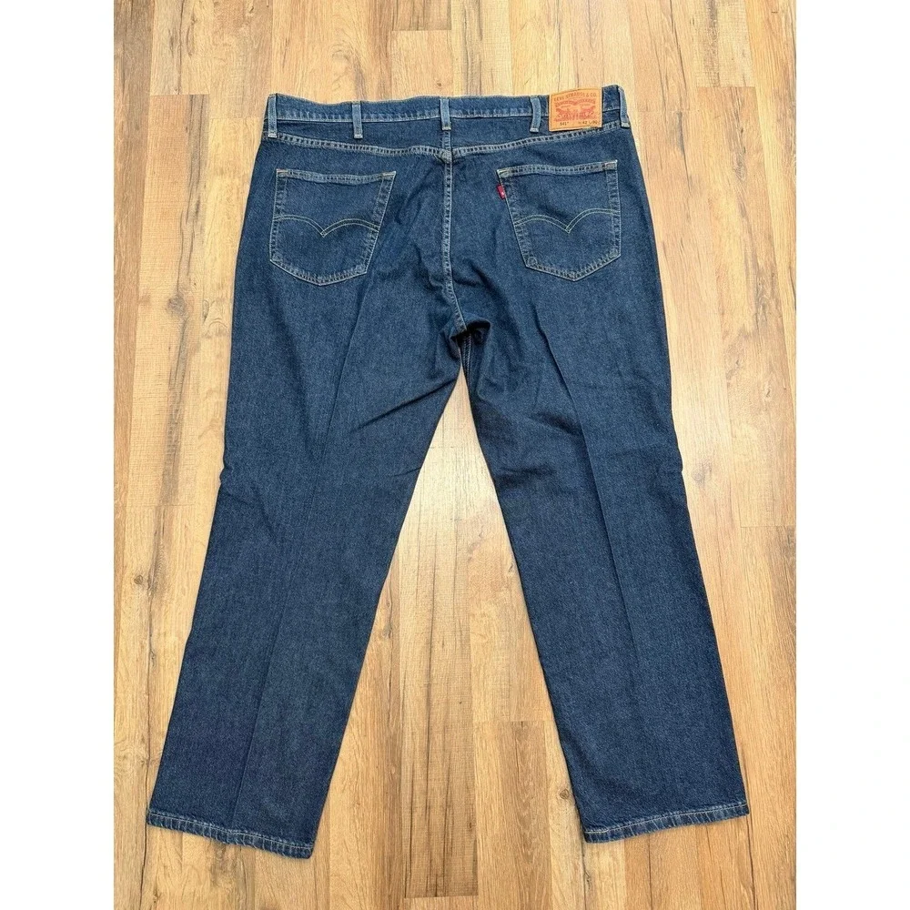 Levi's 541 Athletic Fit Jeans‎ Men 42x30 Dark Wash Stretch Denim